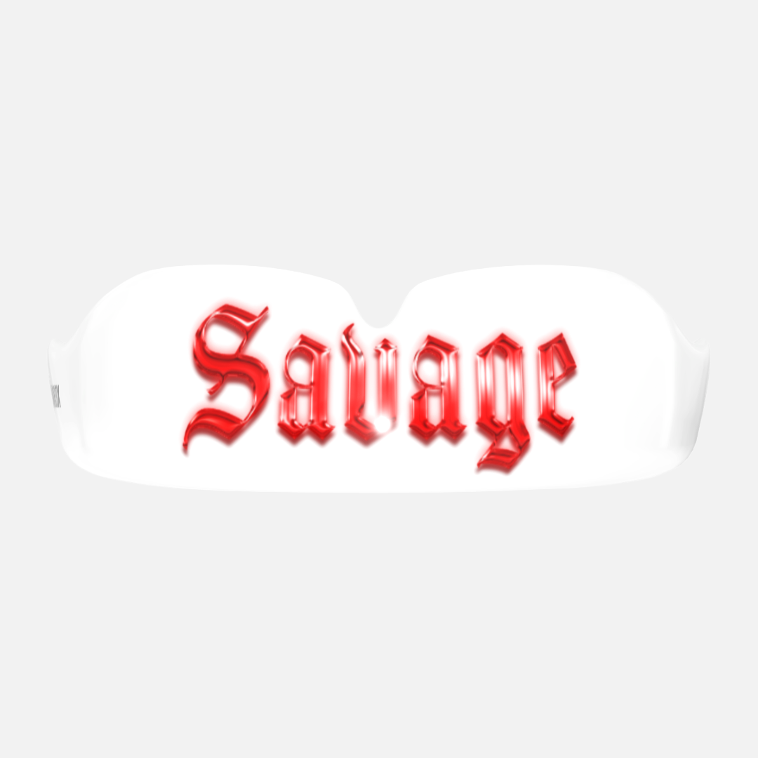 SAVAGE White Mouthguard