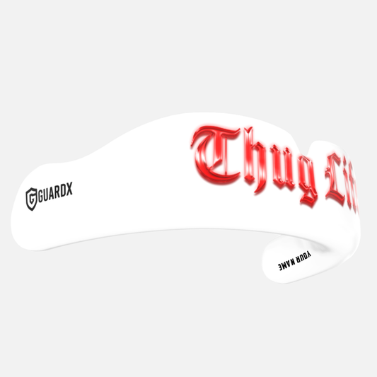 THUG LIFE White Mouthguard